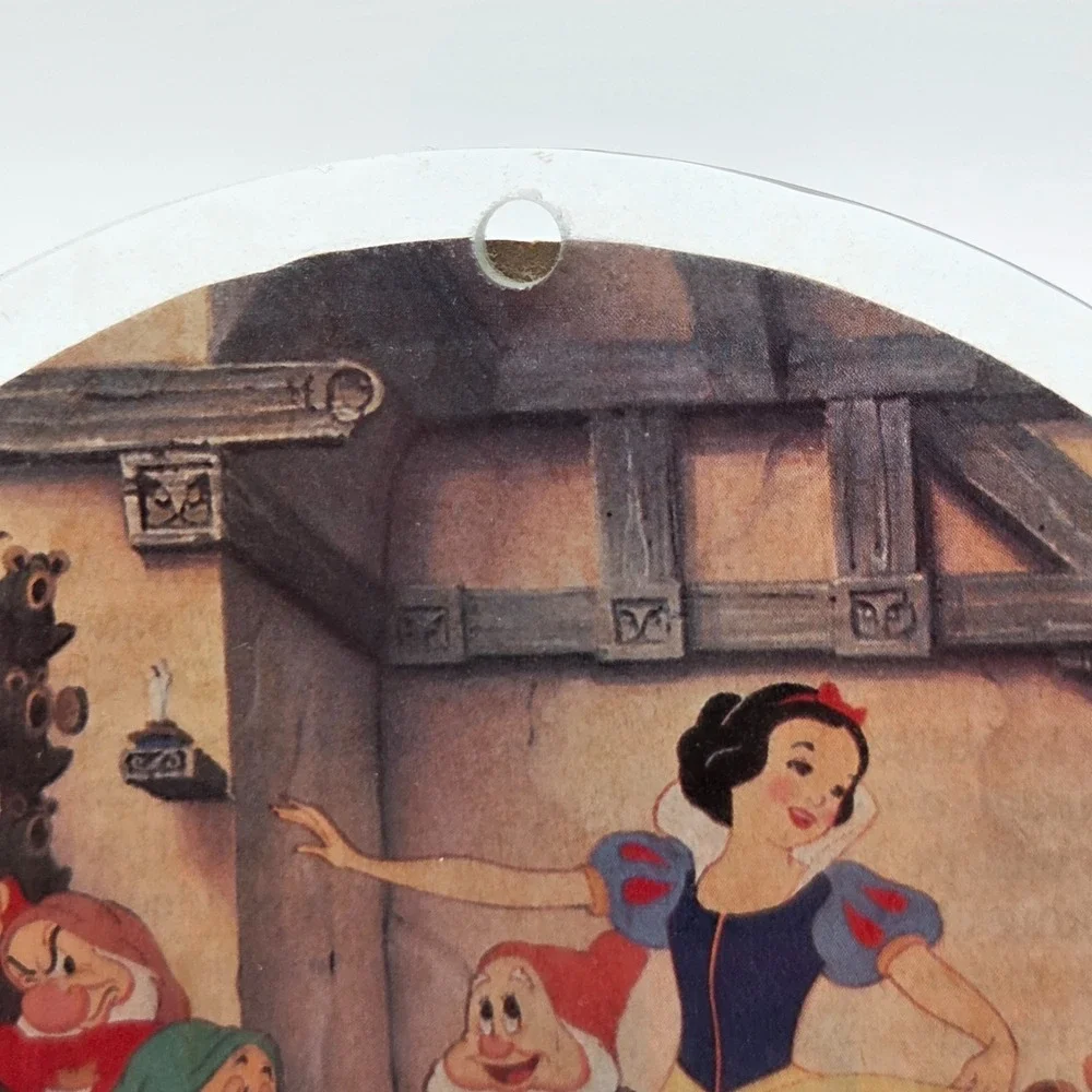 Disney The Dance of Snow White & The Seven Dwarfs Glass Christmas Ornament